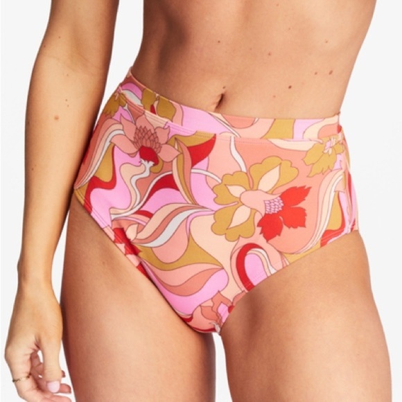 ☀️BILLABONG☀️ PRETTY GROOWY DOUBLE PRETTY GROOVY HI BIKINI SET - Picture 11 of 16